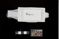 Foto eines Tintenfasses in Papierbootform (NHMW-ZOO-MO-0081100-ETH-012)